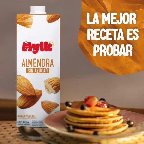 Bebida A Base De Almendras S/Azúcar Mylk 1 Lt. - Imagen 3